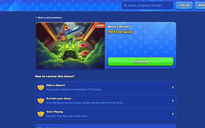 Pistolo casino code bonus