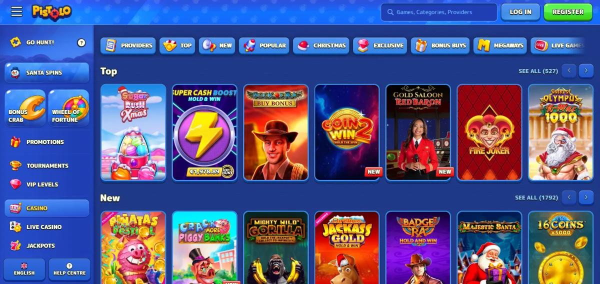 Pistolo casino jeux